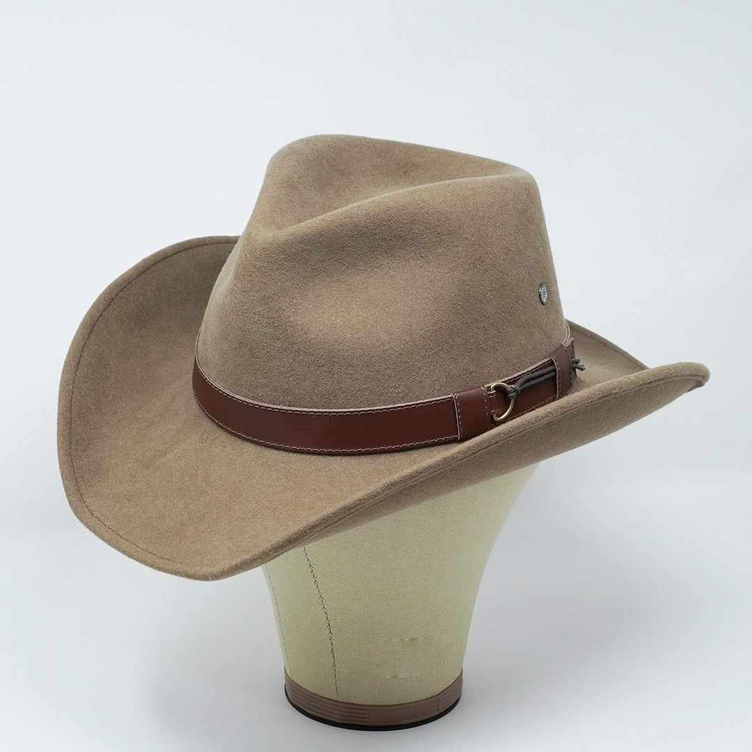 Borges & Scott Forester – Westernhut aus Wollfilz – Cowboyhut - wasserabweisend - mit Drahtkrempe 60