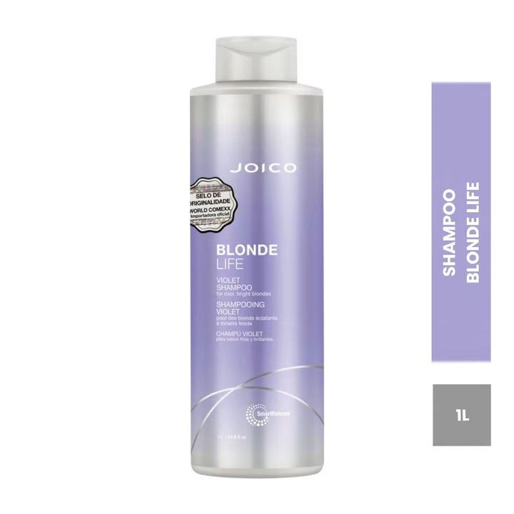 JOICO BLONDE LIFE VIOLET SHAMPOO, 1000 ML 1 l (Pack of 1), 1 l (Pack of 1)