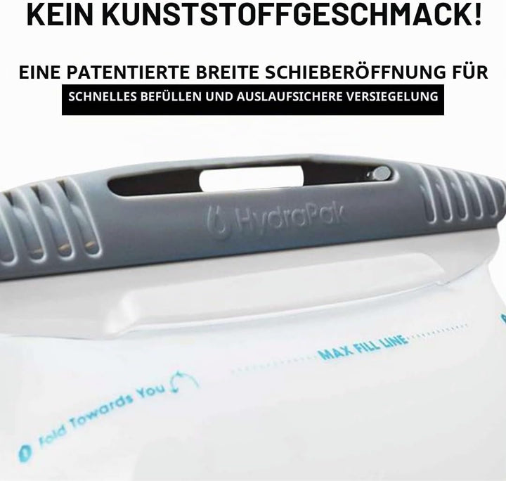 USWE Neck Brace Trinksystem SP2 Handsfree Schwarz Gr. 0.5L