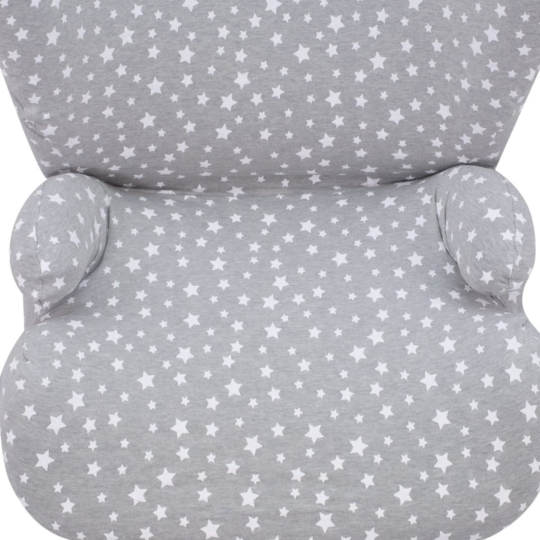 JYOKO Kids Bezug kompatibel mit Britax Romer Kidfix, aus Baumwolle (Romer Kidfix, White Star) Romer