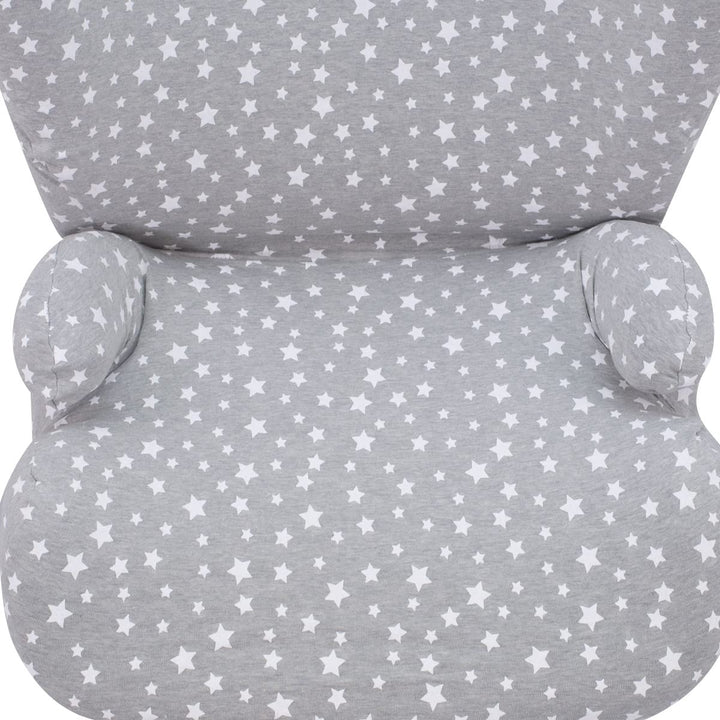 JYOKO Kids Bezug kompatibel mit Britax Romer Kidfix, aus Baumwolle (Romer Kidfix, White Star) Romer