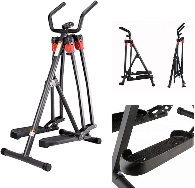 FFitness Unisex – Erwachsene Air Walker Professionelles Heim-Fitnessgerät, Schwarz, M