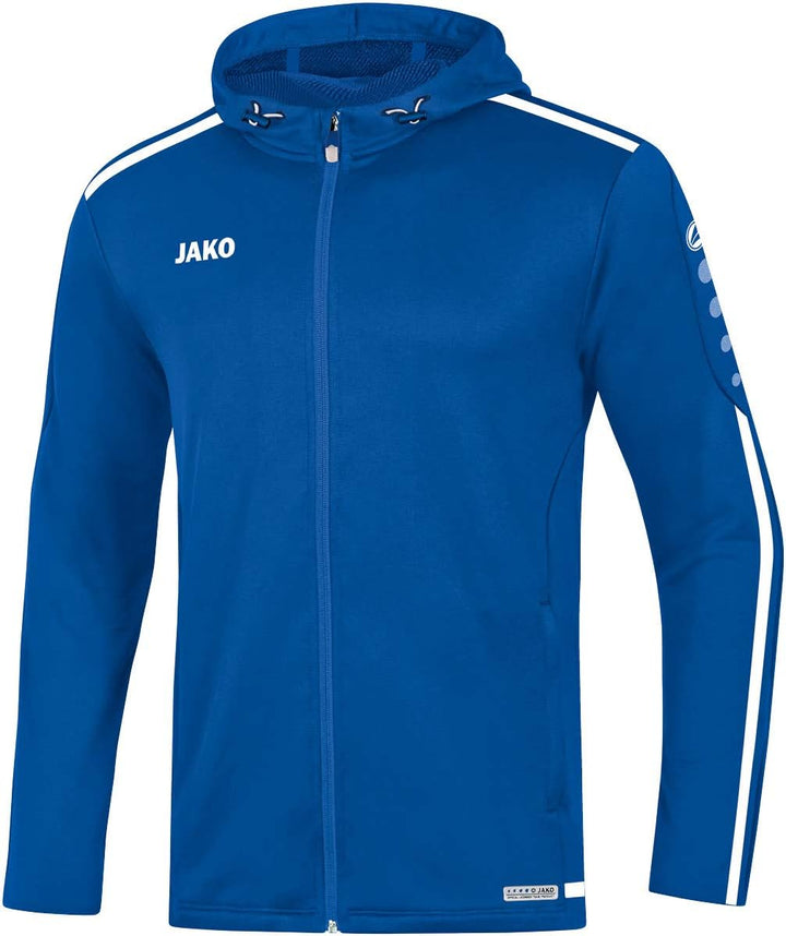 JAKO Herren Kapuzenjacke Striker 2.0, weiss/marine, XXL, 6819 XXL royal/Weiss, XXL royal/Weiss
