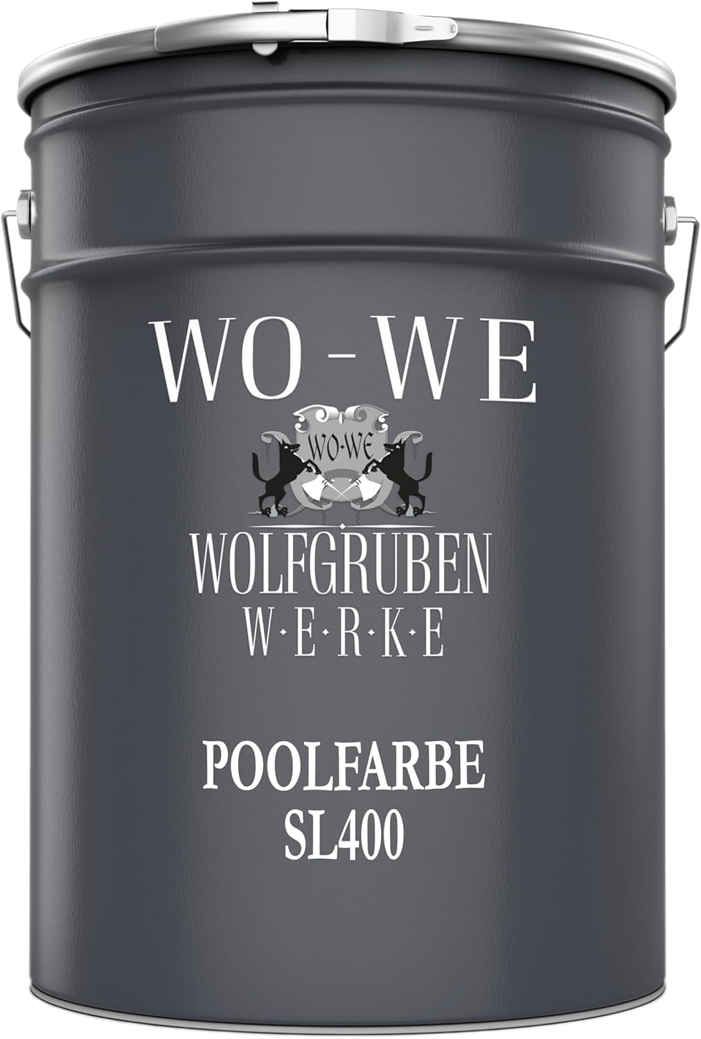 WO-WE Schwimmbadfarbe Poolfarbe Schwimmbeckenfarbe Lichtblau ähnl. RAL 5012-20L RAL 5012 ähnl. Licht