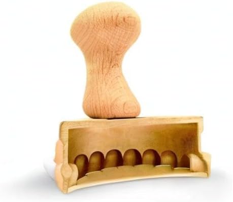 La Gondola Ravioli-Stempel - Halbmond-Form 90mm | Italienisches Pasta-Werkzeug für Zuhause, gewerbli