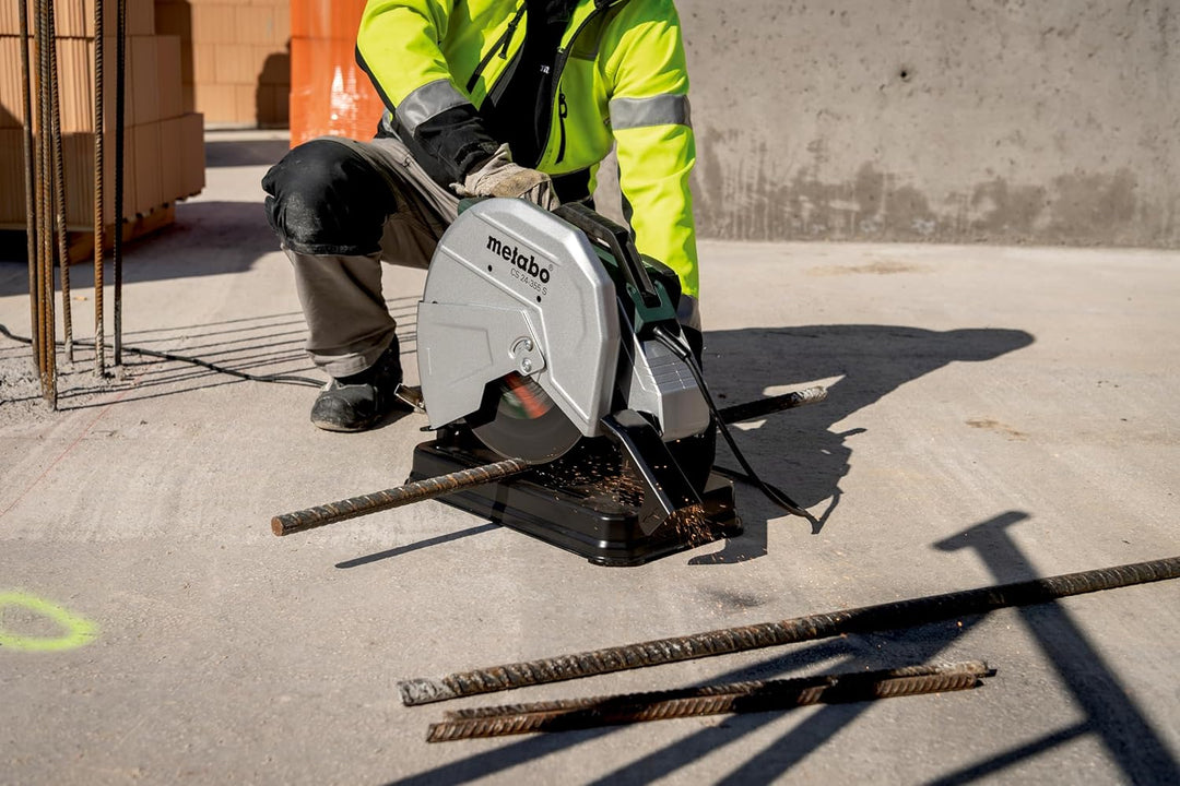 Metabo Metalltrennschleifer CS 22-355 – 601786000 – Zum Trennen von Profilen, Rohren und Stäben aus