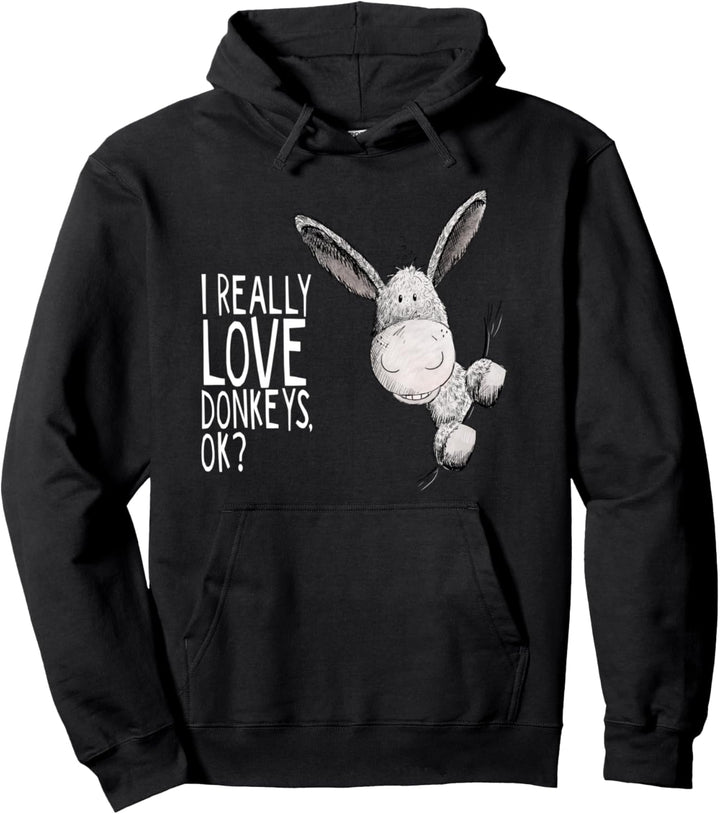Donkey Love I Für Esel Freunde und Fans I Fun Geschenk Pullover Hoodie