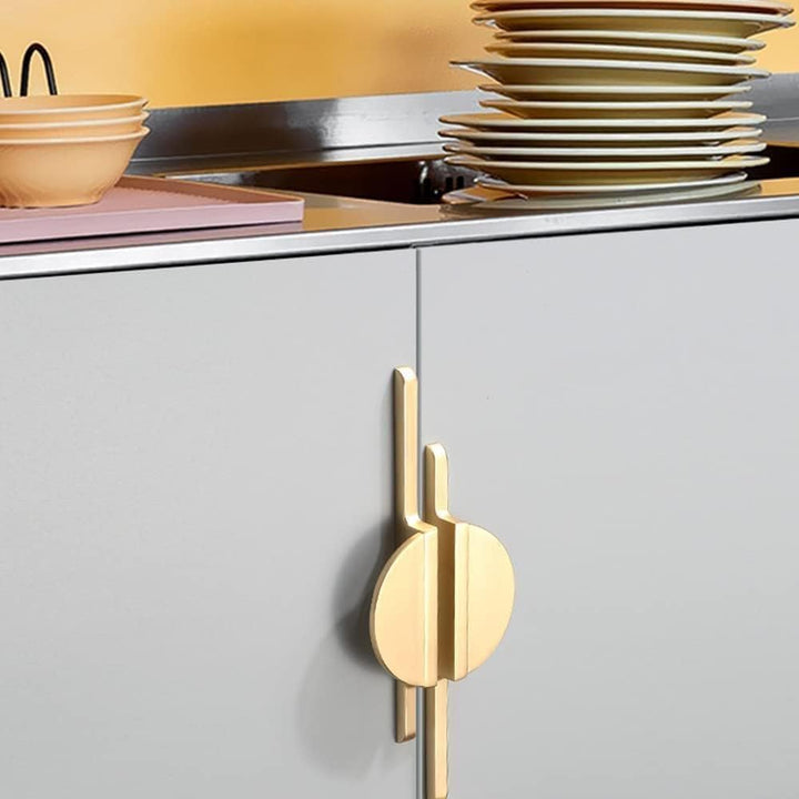 Wotendy 2 Stück Griffe für Küchenschränke Möbelgriffe 288mm lochabstand Möbelgriffe Gold Schrankgrif