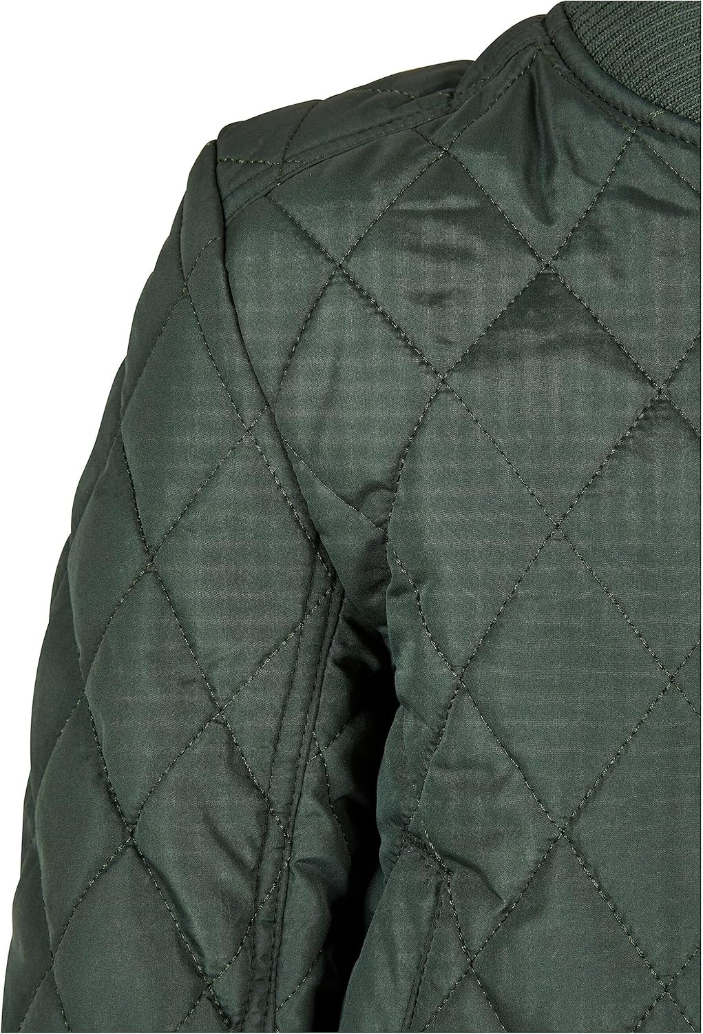 Urban Classics Herren Boys Diamond Quilt Nylon Jacket 122-128 olive, 122-128 olive