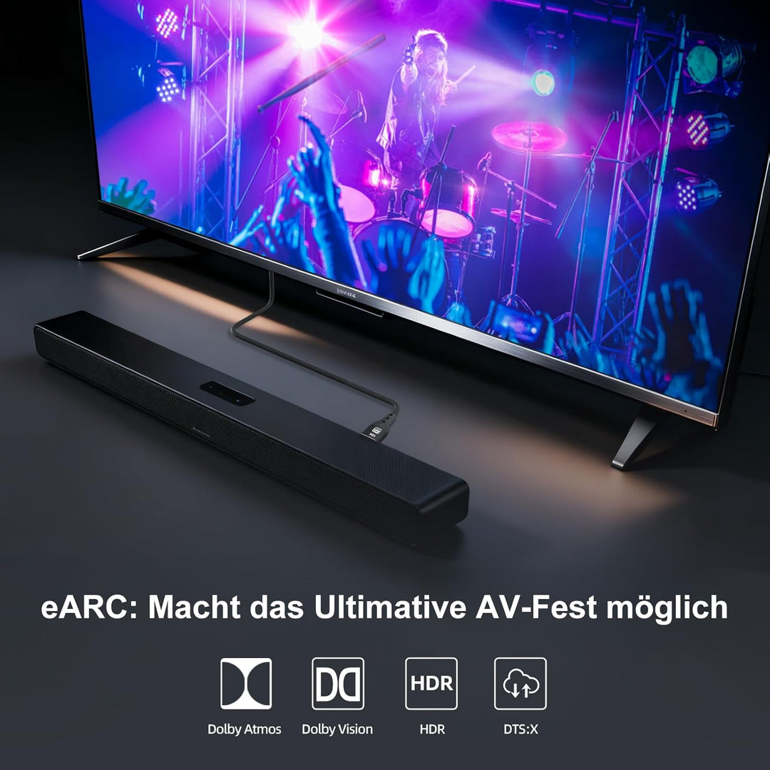 ZIKNYDO HDMI 2.2 Kabel 5m (96Gbps, 16K/10K/8K/4K, Dynamic HDR, HDR10+, Dolby Vision, Dolby Atmos, DT