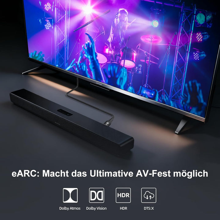 ZIKNYDO HDMI 2.2 Kabel 5m (96Gbps, 16K/10K/8K/4K, Dynamic HDR, HDR10+, Dolby Vision, Dolby Atmos, DT