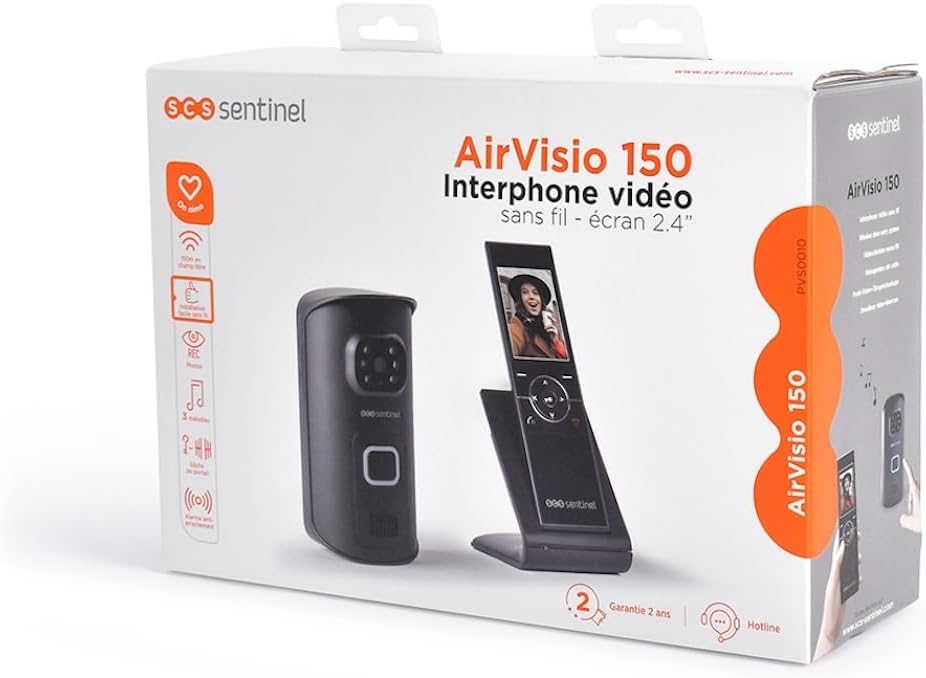 SCS Sentinel - PVS0010 - Schnurloses Videotelefon - Video-Gegensprechanlage - Handset mit 150 m Reic