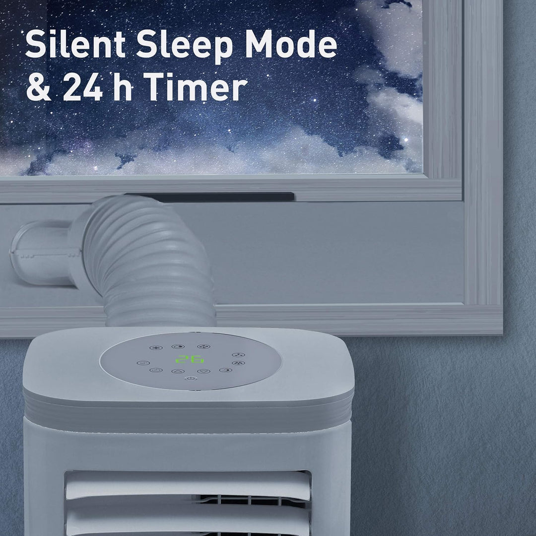 SUNTEC Mobiles lokales Klimagerät Freeze 9.000 Eco R290 | für Räume bis 80 m3 (34 m2) | inkl. Abluft