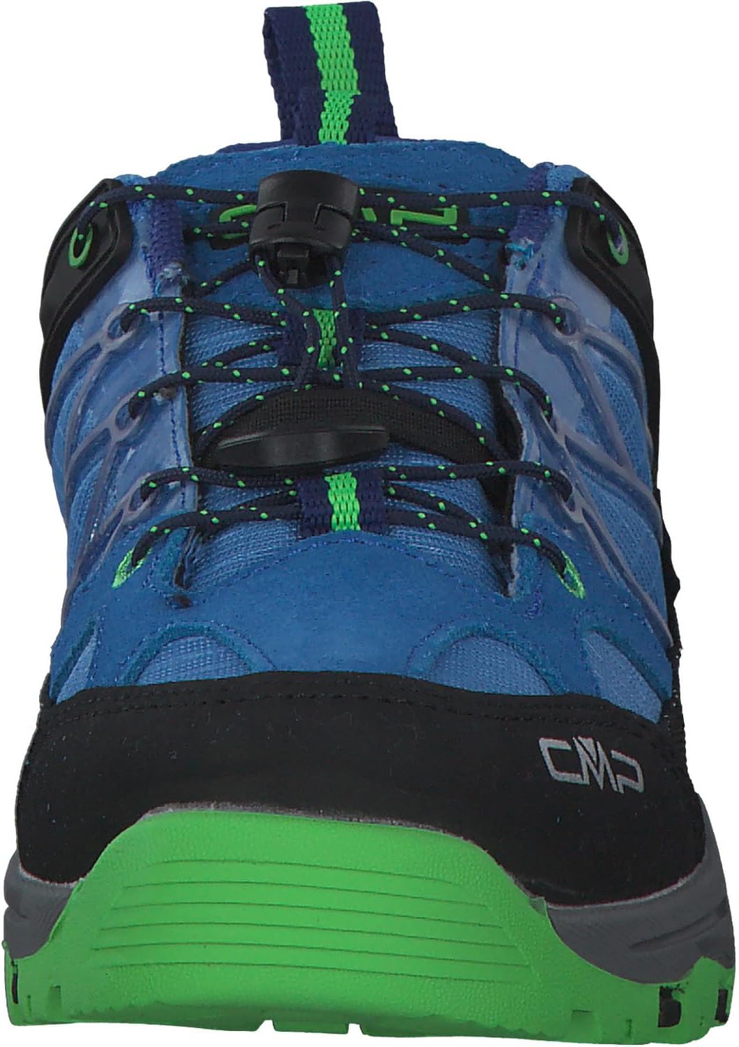CMP Unisex Kinder Rigel Low Shoe Wp Trekking-& Wanderhalbschuhe 38 EU Blau Grau Grün Danube Bluish,