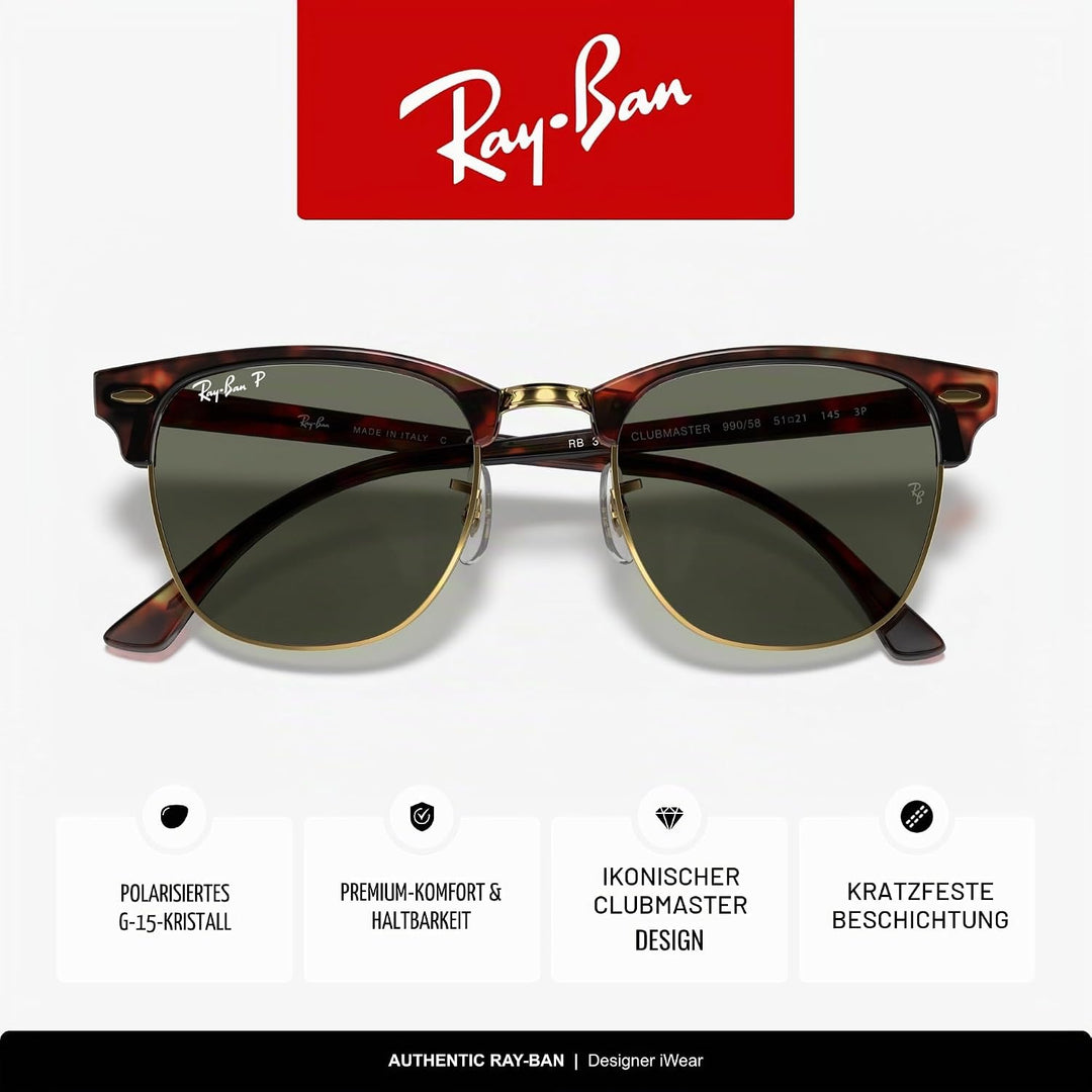 Ray-Ban RB3016 Sonnenbrille Polarisiert 51 mm 990/58 (990/58), 990/58 (990/58)