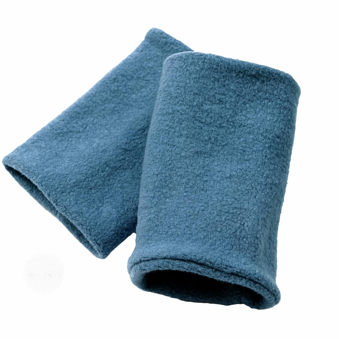 Britta Meier Baumwoll-Fleece Pulswärmer aus Ostfriesland Jeansblau, Jeansblau