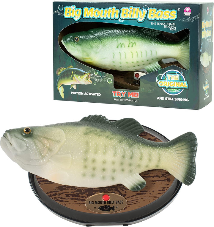 Funtime SS5600 Singing Sensation Billy Bass singt I Will Survival 28 cm lang Farbe grün