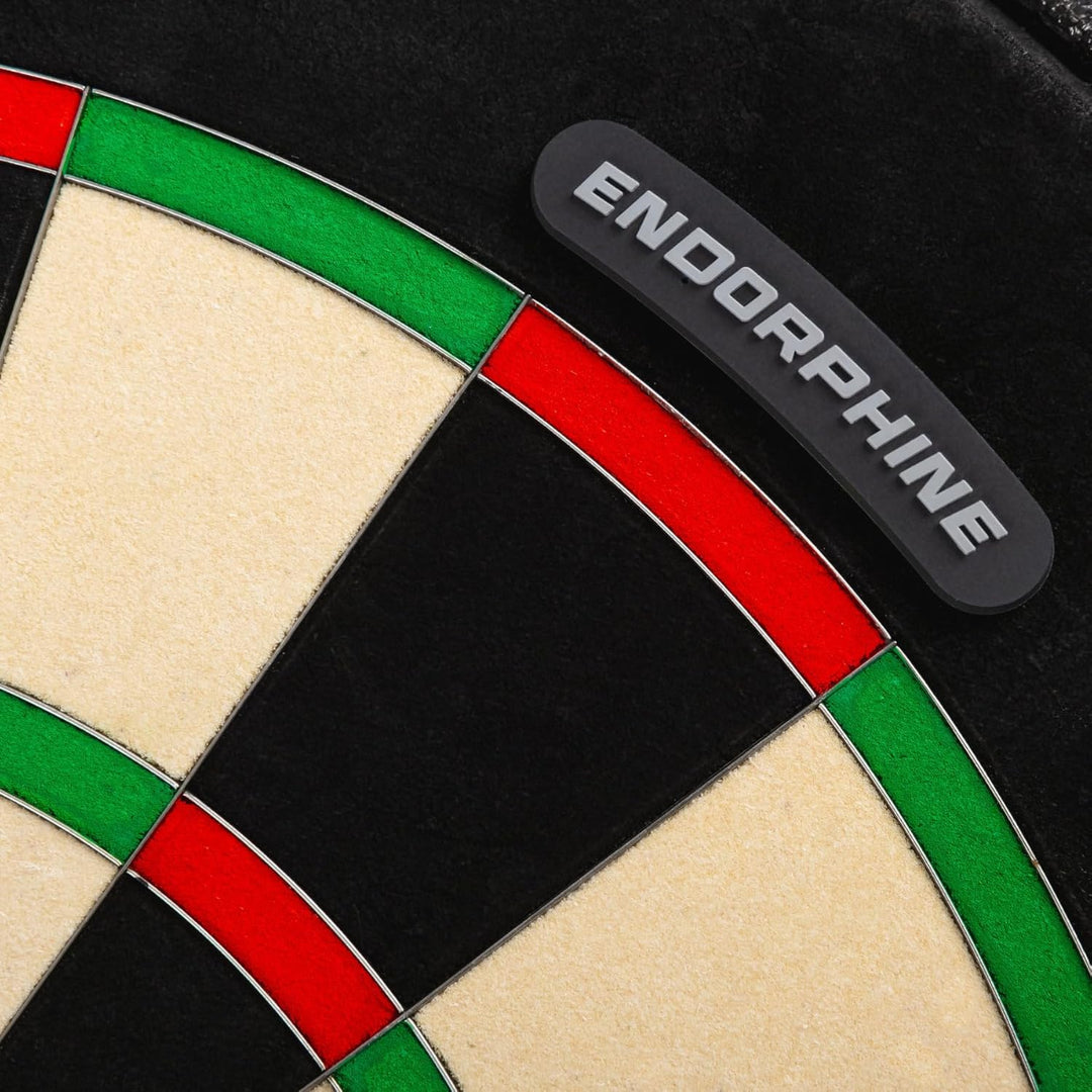 Precise180 - Dartboard Endorphine - Premium Dartboard mit One Piece Zahlenring - 18 Farben - Dartsch