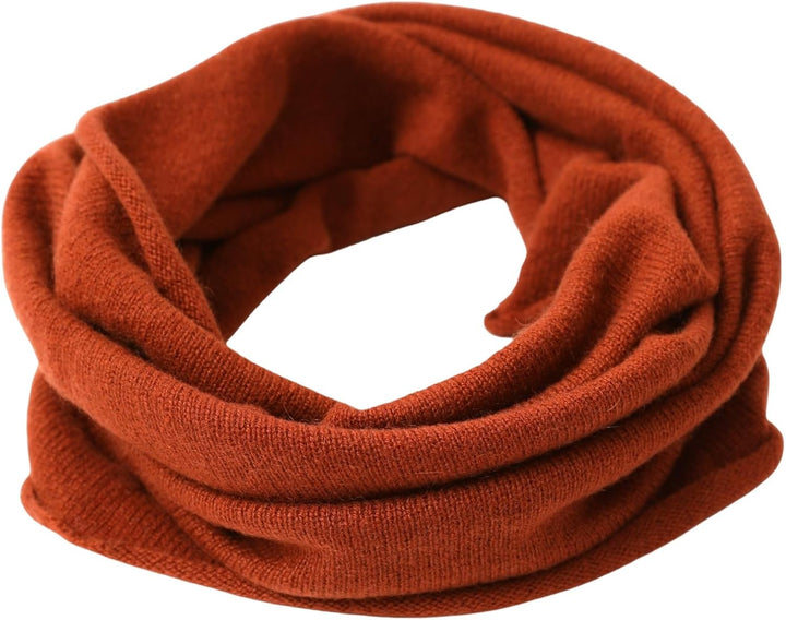 Prettystern Damen Herren Kaschmir Loop Schal warm Cashmere leicht Schlauchschal Strick-schal Halstuc