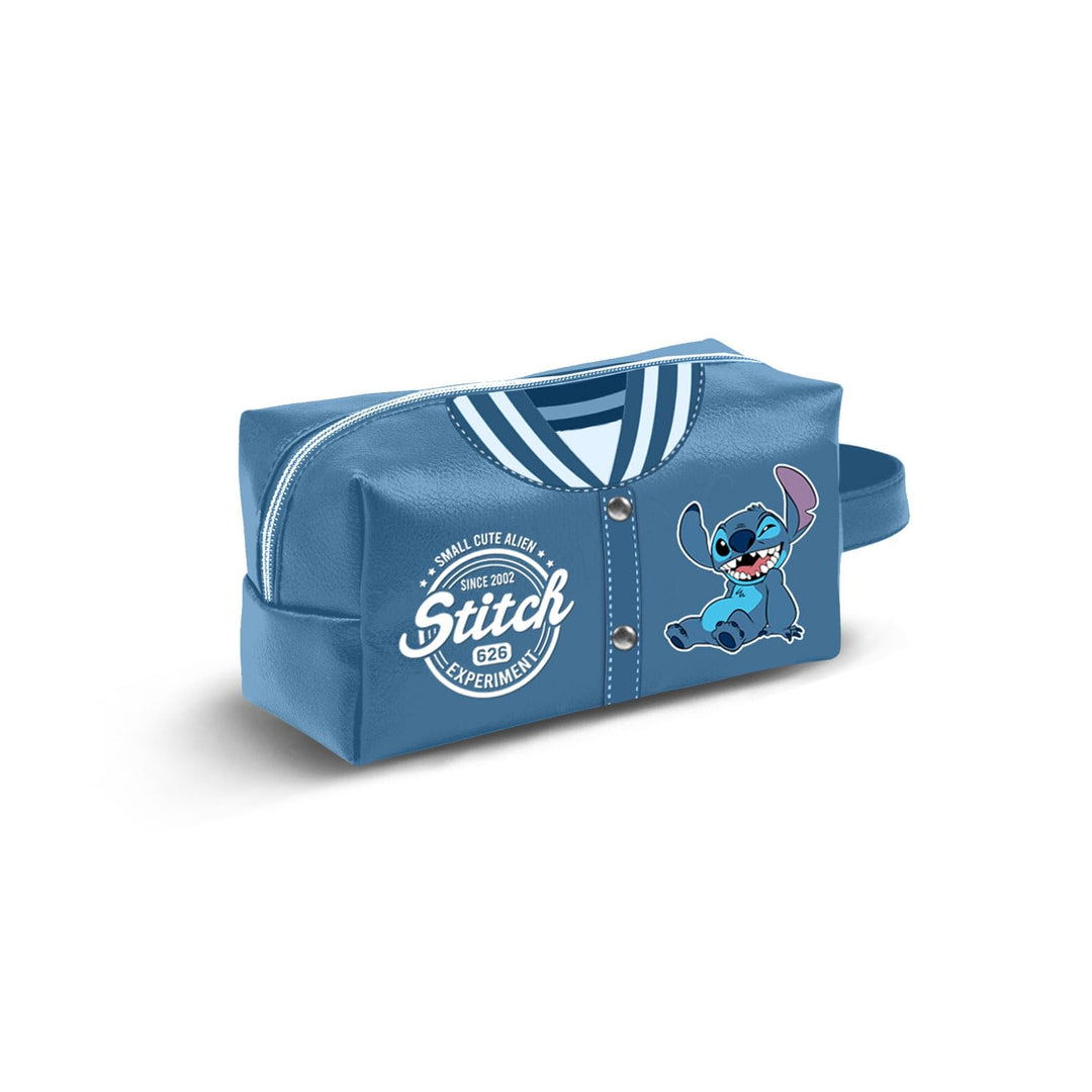Disney Plus Brick Reise-kulturbeutel Kosmetiktasche 27 x 13 cm, Einheitsgrösse Lilo und Stitch Blau,