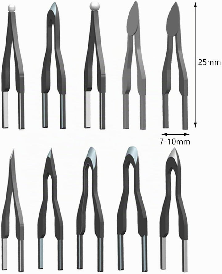 Generic 10 Stück Pyrographie Stiftspitzen, Professionelle Tipps Zum Heissprägen von Holz