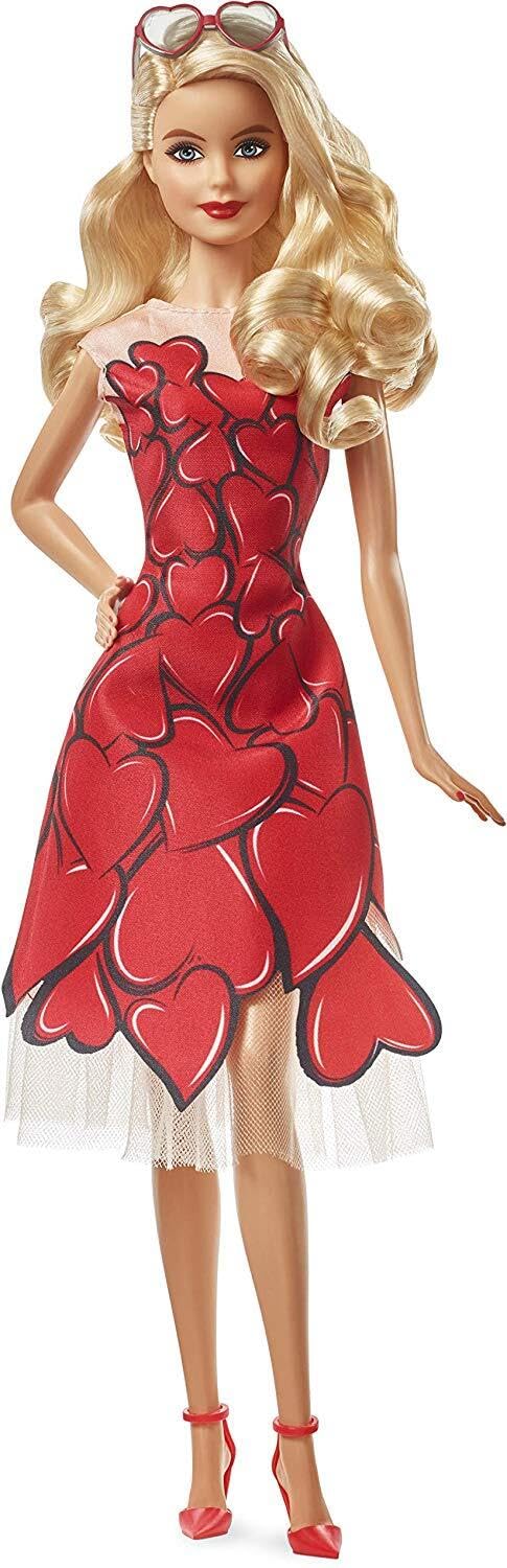 Barbie FXC74 - Signature Celebration Puppe mit individuell gestaltbaren Verpackung als Geschenkidee,
