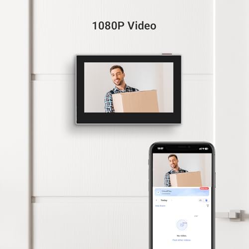 EZVIZ 2MP WLAN Türspion mit Farbbildschirm CP2 und WLAN Überwachungskamera Aussen C8c 5MP