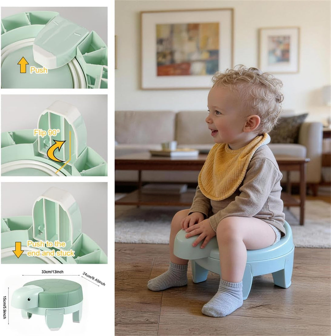 Toilettensitz Kinder Töpfchen Training Sitze Reisetöpfchen Faltbar mit Tragetasche und 20 Töpfchen E