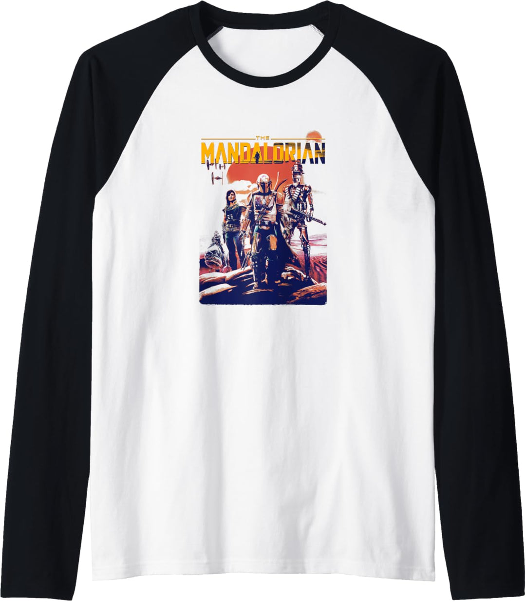 Star Wars The Mandalorian Saga Continues Raglan