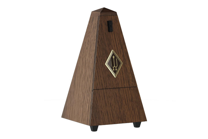 Wittner Metronom 818 Holzgehäuse mit Glocke Taktell Pyramidenform Eiche braun matt, braun matt