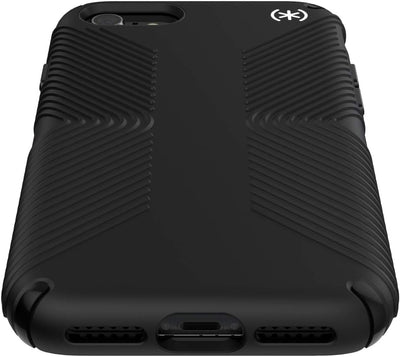 Speck-Produkte Presidio2 Grip-Schutzhülle, kompatibel mit iPhone SE (2020)/iPhone 8/iPhone 7, Schwar