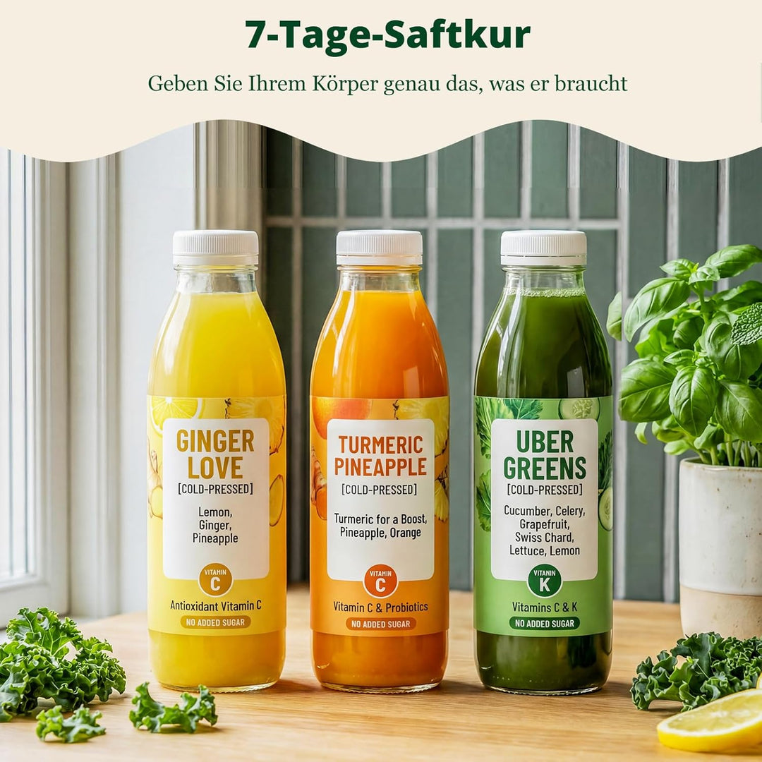 LINKChef Entsafter Slow Juicer, 115 mm Grosse Einfüllöffnung für Entsafter Gemüse und Obst Testsiege