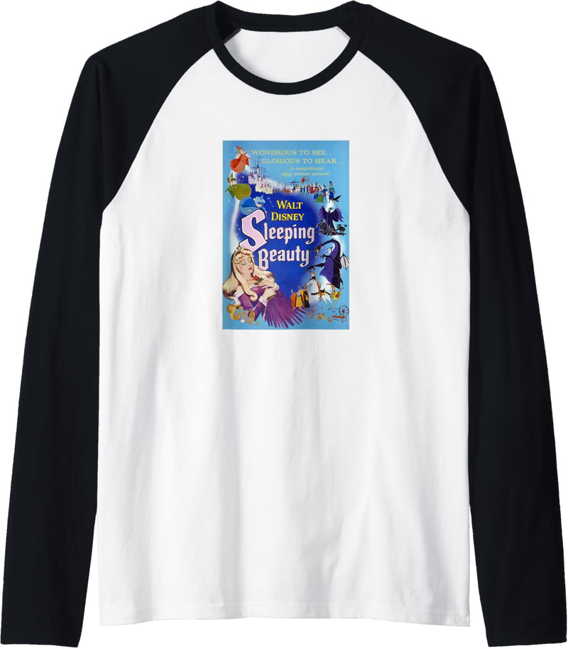 Disney Sleeping Beauty Group Shot Classic Movie Poster Raglan