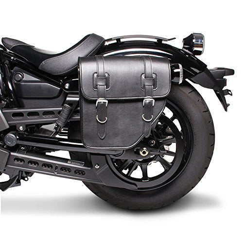 BS-Motoparts Satteltasche für Kawasaki Vulcan S Texas Schwarz Links