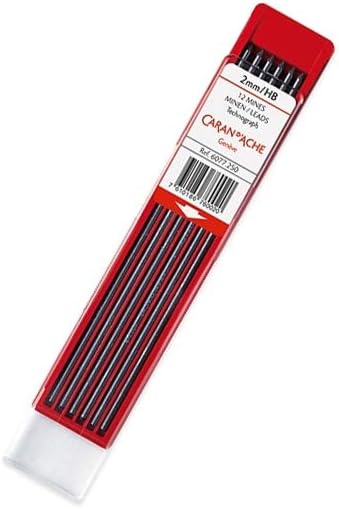 Caran d'Ache Graphitminen Technograph, HB, 2mm, schwarz, 619591