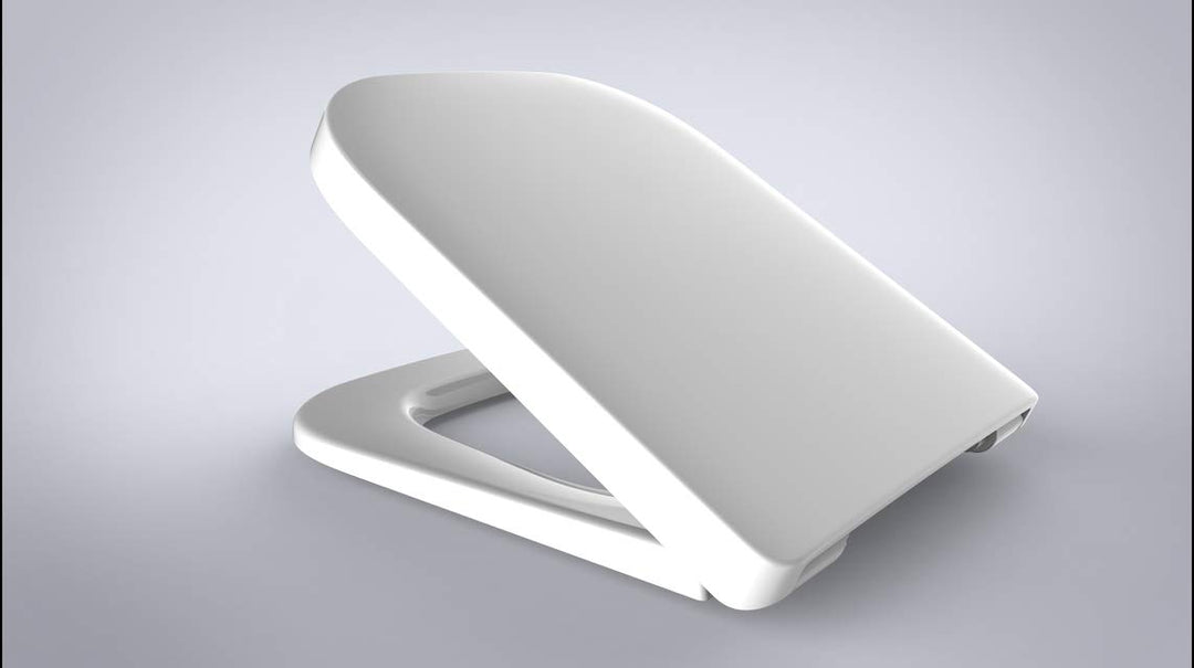 Vigour - WC Sitz derby mit Deckel - SOFTCLOSE - Edelstahlscharnier - DESIAS