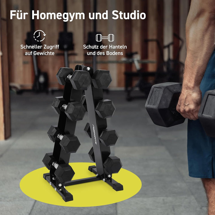 Kurzhantel Rack mit 300kg Belastbarkeit Hantelständer