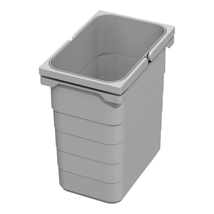 SOTECH eins2vier Abfallsammler Höhe: 250 mm Volumen 7 Liter 230 x 153 mm alugrau 5076 Abfalltrennsys