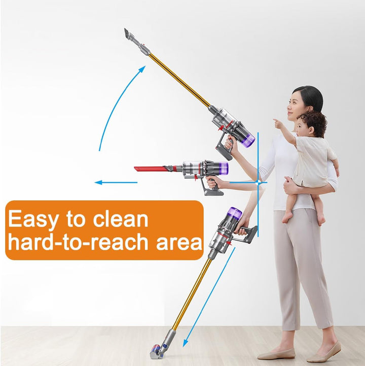 Ersatzverlängerungsrohr für Dyson V11 V15 V10 V8 V7 Stabstaubsauger, Ersatz Teleskoprohr Schnellspan