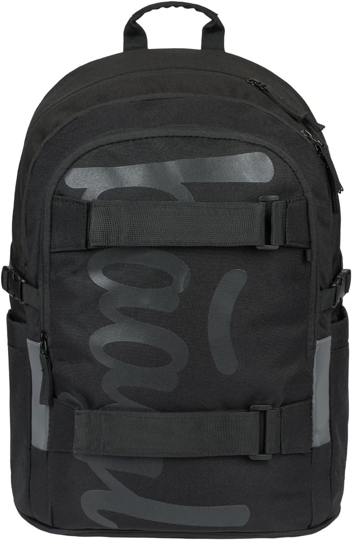 Baagl Schulrucksack Set Jungen 3 Teilig (Skateboard Rucksack, Mäppchen, Sporttasche), Schultasche ab