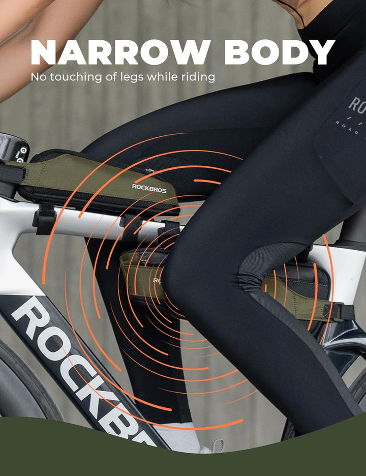 ROCKBROS Fahrradtasche Reflektierende Rahmentasche Werkzeugtasche Fahrradzubehör Grosse Kapazität vo