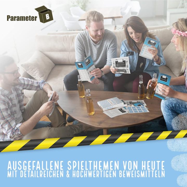 Irren ist tödlich - Krimidinner für 4 Personen – spannendes Krimidinner für zuhause - Krimispiel - r