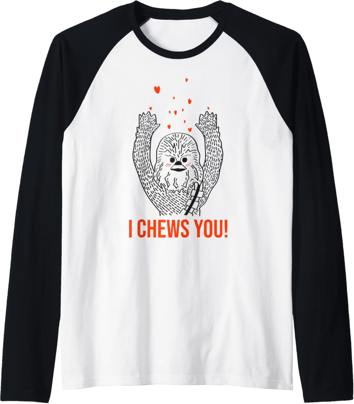 Star Wars Chewbacca I Chews You Raglan