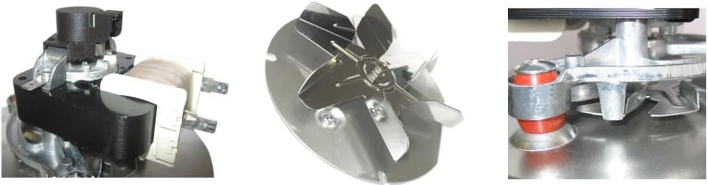 AGRIPRO Rauchabzug, Pelletofen, Universalventilator, 48 W, Trial + Encoder-Kabel