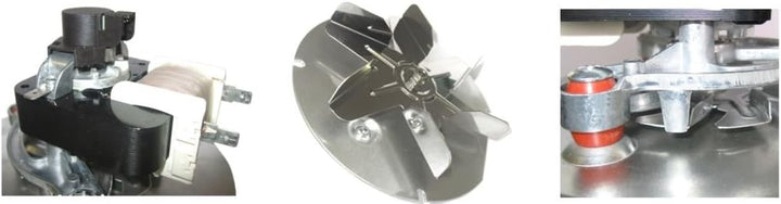 AGRIPRO Rauchabzug, Pelletofen, Universalventilator, 48 W, Trial + Encoder-Kabel