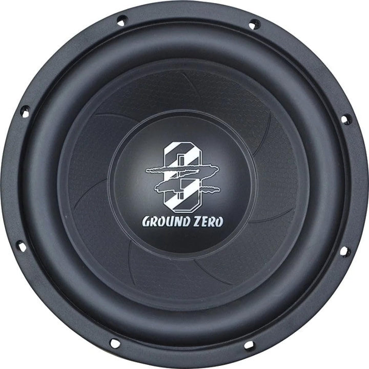 Ground Zero 25 cm / 10" Subwoofer - 4 Ohm Voicecoil - 250 WRMS, Schwarz, GZIW 250X-II