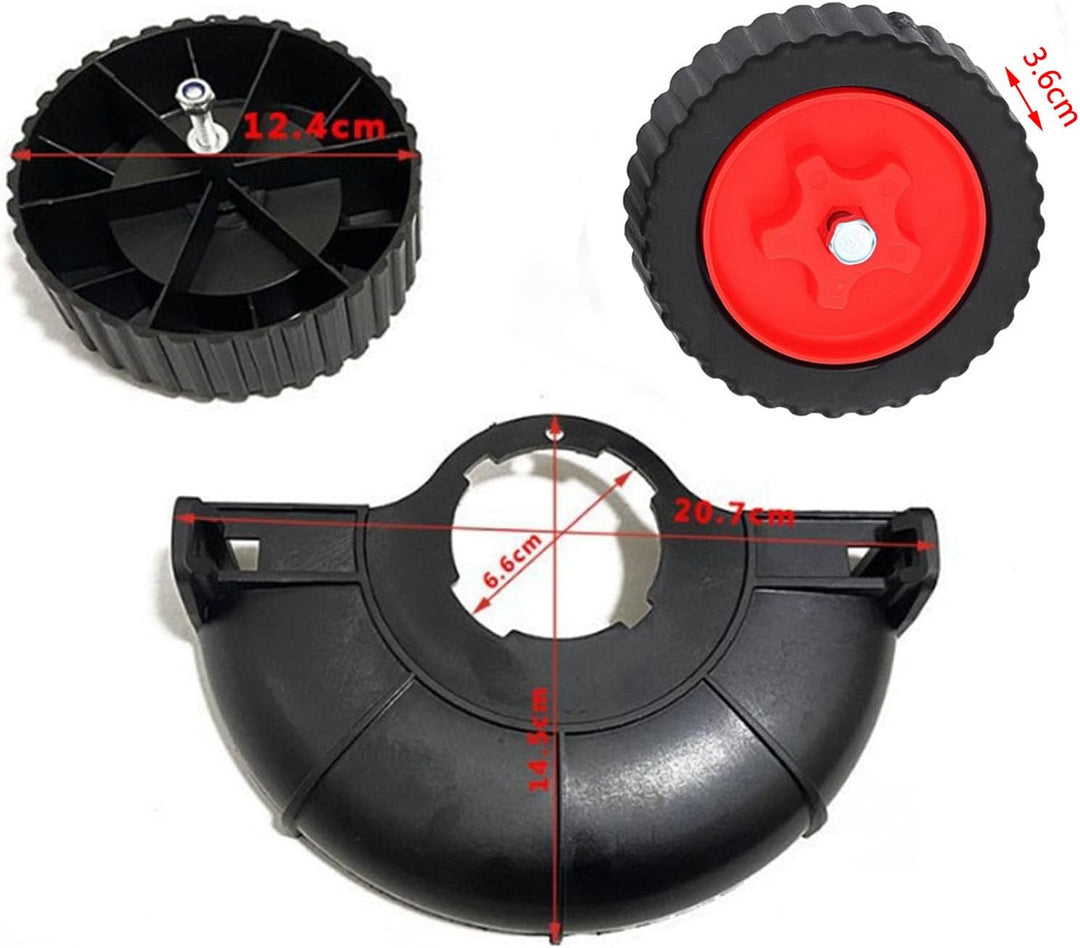 Trimmer-Stützrad, Leichtes Rasentrimmer-Rad-Aufsatz, Hilfsräder, Höhenverstellbares Trimmer-Rad, Ers