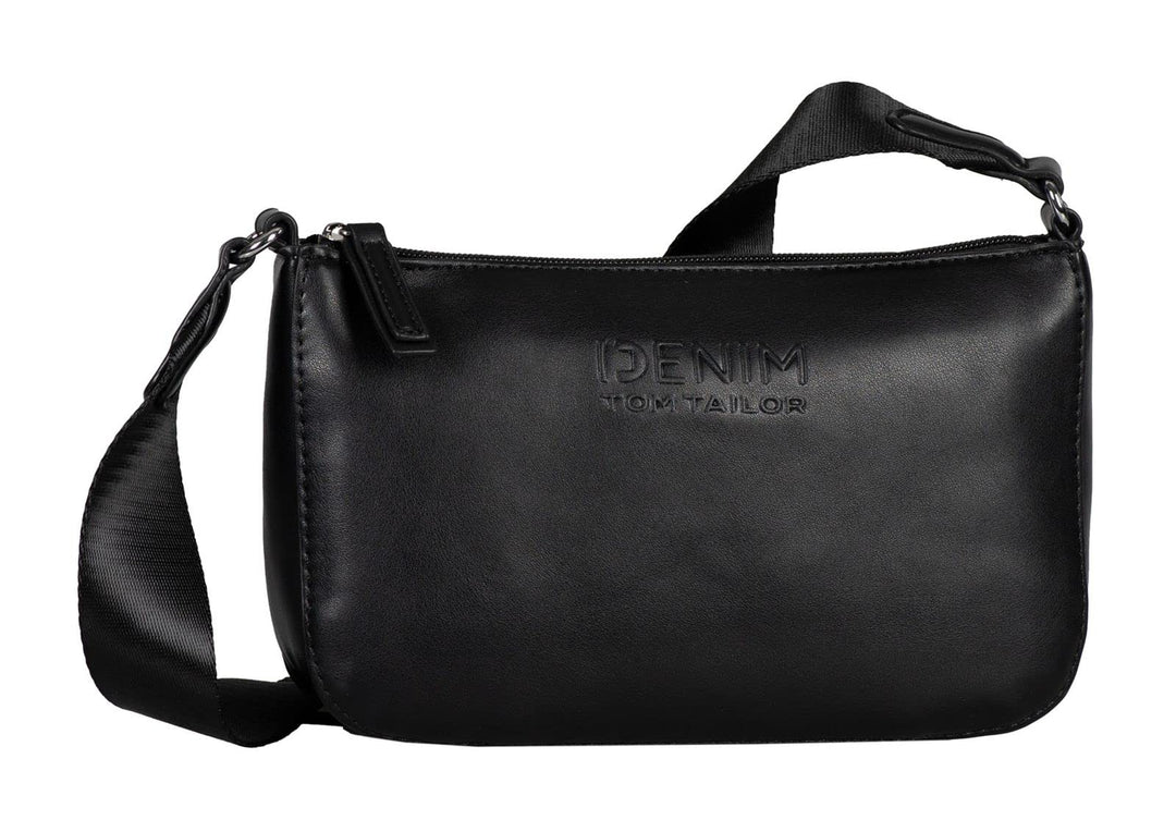 TOM TAILOR Damen Saskia Umhängetasche 24,5x6x15 (LxBxH) Schwarz, 24,5x6x15 (LxBxH) Schwarz
