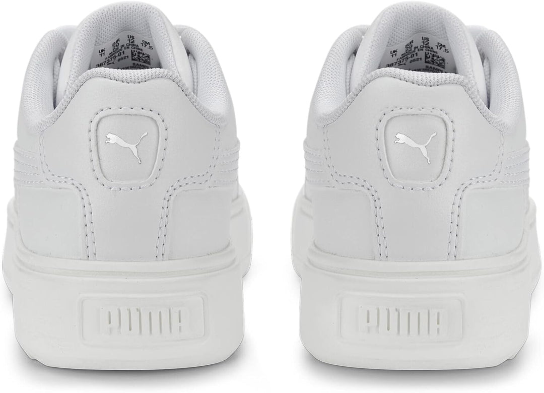 PUMA Unisex Kinder Karmen L Ps Tennisschuhe 34 EU Weiss, 34 EU Weiss