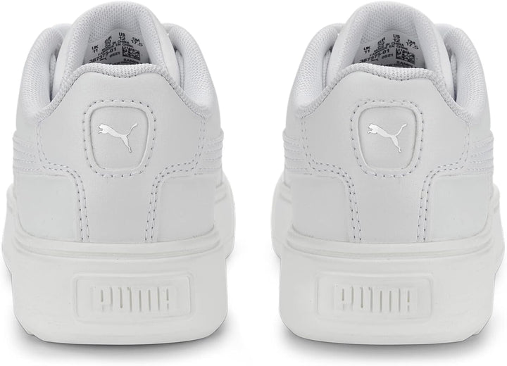 PUMA Unisex Kinder Karmen L Ps Tennisschuhe 34 EU Weiss, 34 EU Weiss